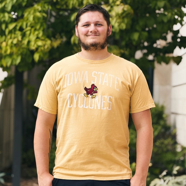Comfort Wash Walking Cy Vintage Gold Short Sleeve T-Shirt